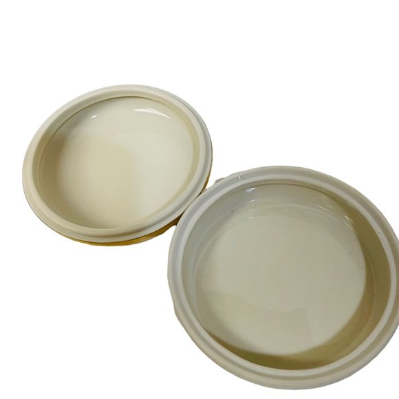 Lenox Holiday Holly Berry France Peint Sewing Trinket Box 3 1/2" - Picture 4 of 9